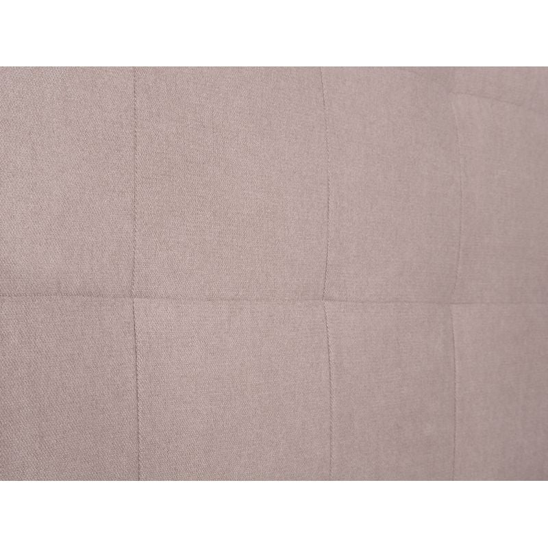 TROY - Tête de lit capitonnée en tissu - Vieux rose - 140 cm