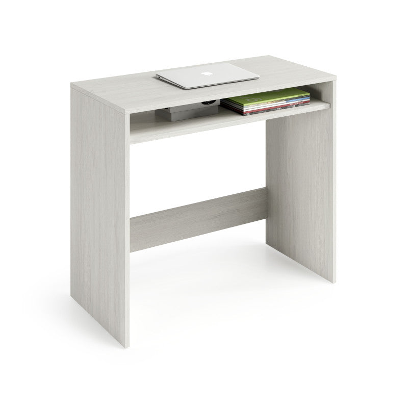 ASTU - Bureau tablette fixe L79 cm - Blanc