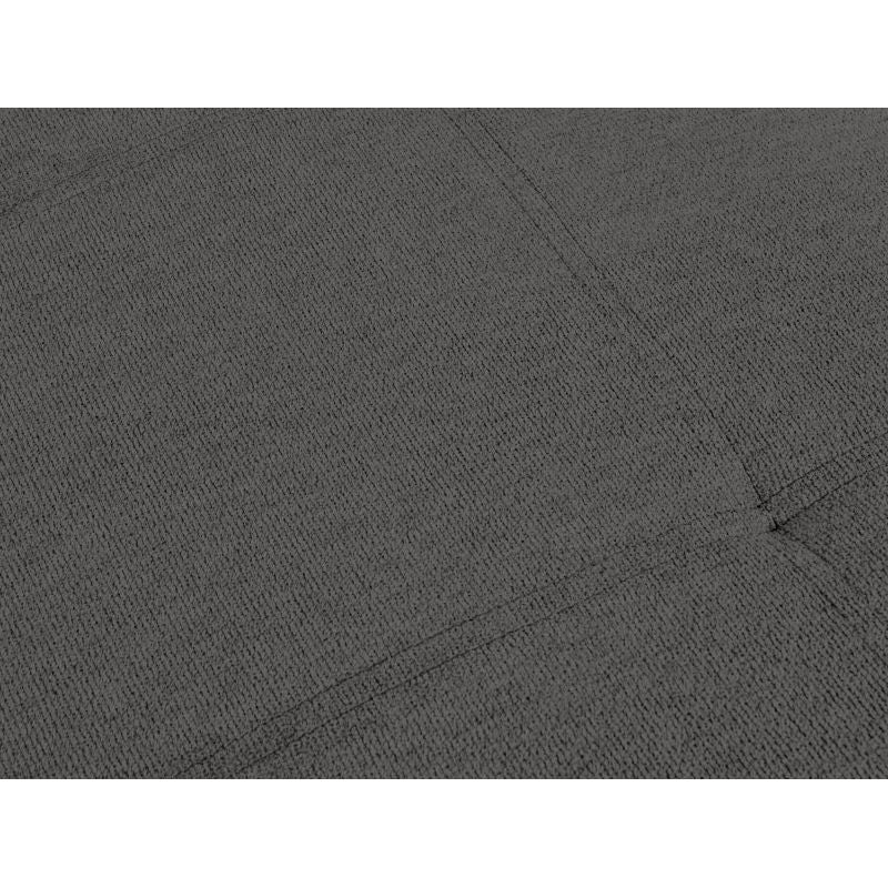 ELARA - Canapé d'angle réversible convertible avec dossier haut en tissu - Gris