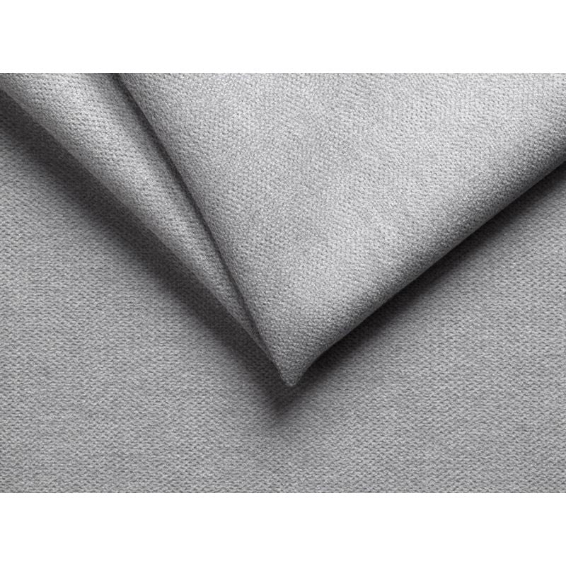 BALAGA - Canapé d'angle XXL 4 places en tissu - Gris clair