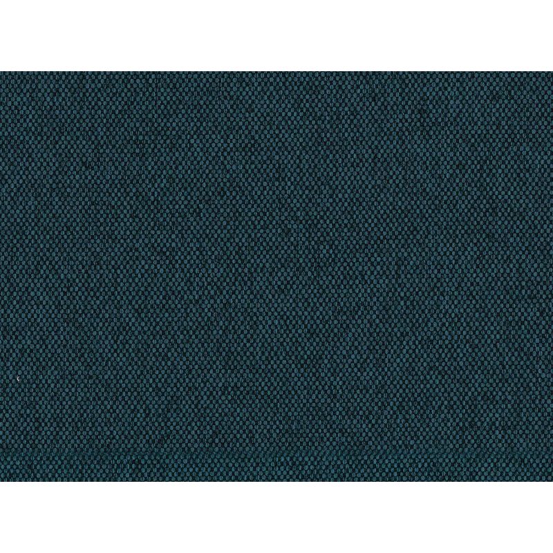 BALAGA - Canapé d'angle XXL 4 places en tissu - Bleu pétrole