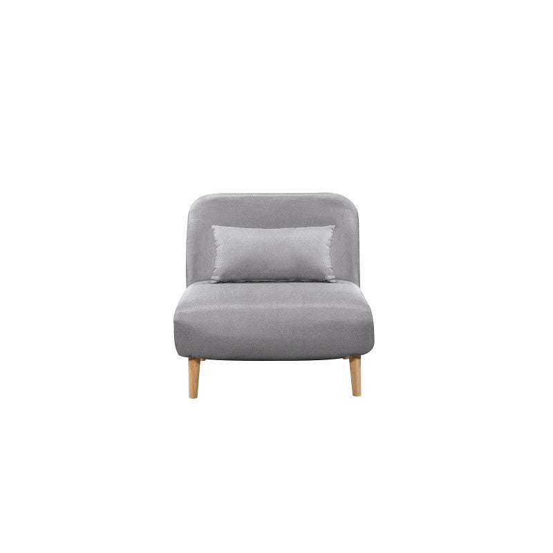 BZ - Banquette scandinave 1 place convertible - Gris clair