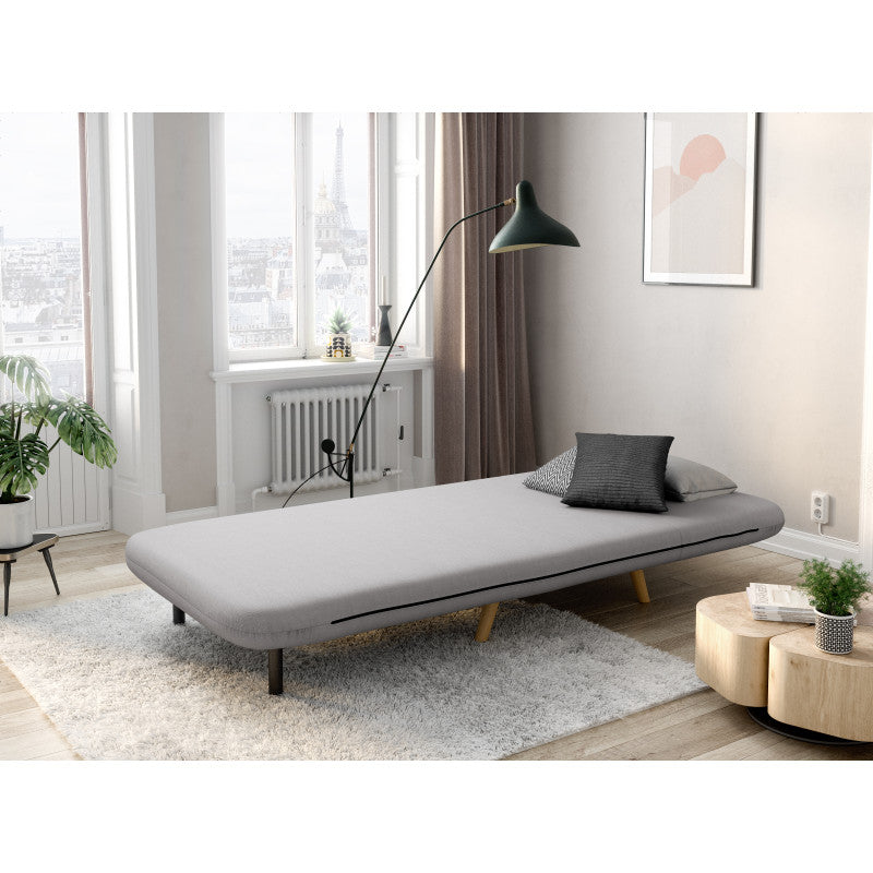 BZ - Banquette scandinave 1 place convertible - Gris clair