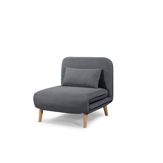 BZ - Banquette scandinave 1 place convertible - Gris foncé