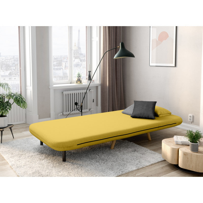 BZ - Banquette scandinave 1 place convertible - Jaune