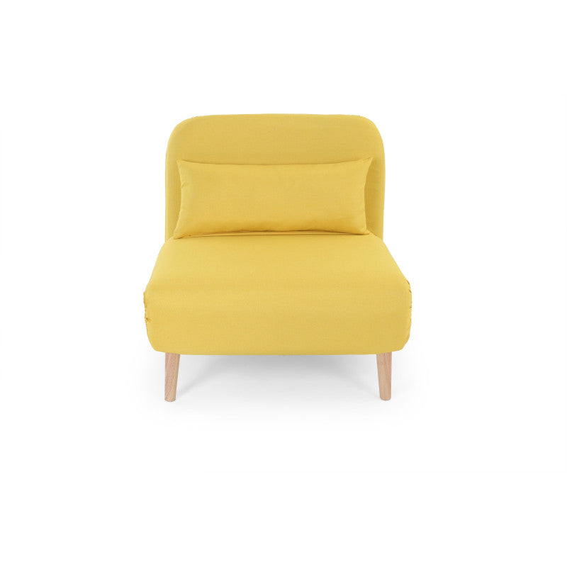 BZ - Banquette scandinave 1 place convertible - Jaune