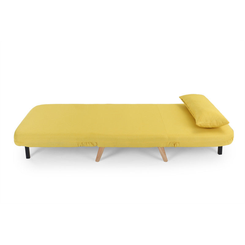 BZ - Banquette scandinave 1 place convertible - Jaune