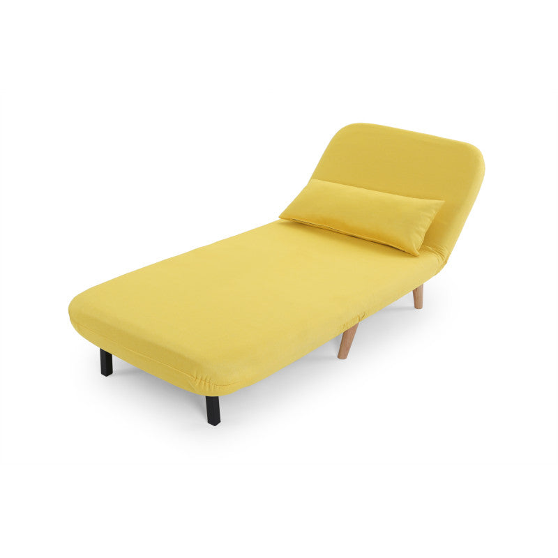 BZ - Banquette scandinave 1 place convertible - Jaune