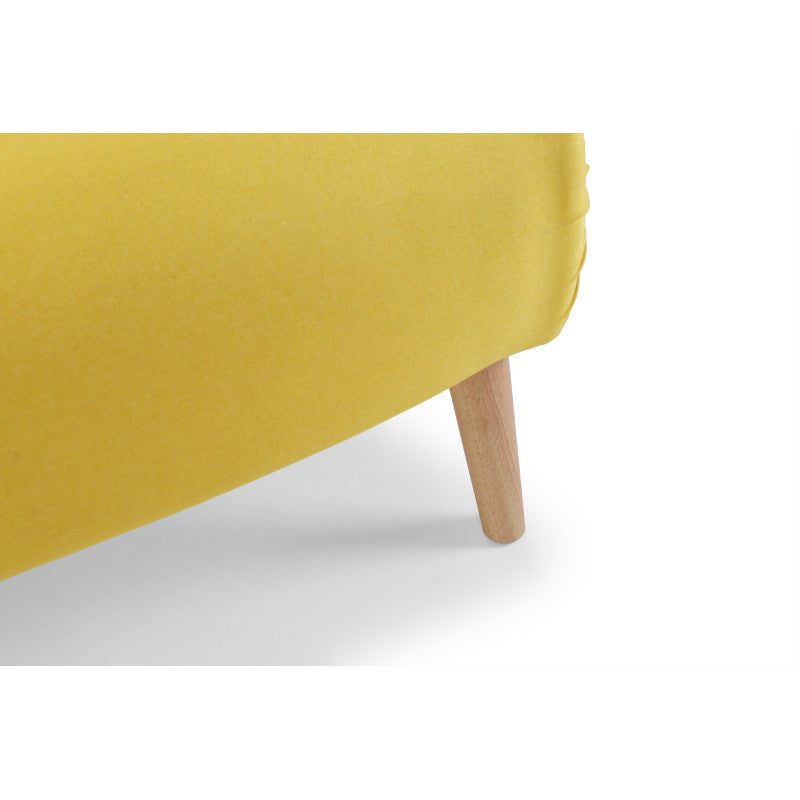 BZ - Banquette scandinave 1 place convertible - Jaune