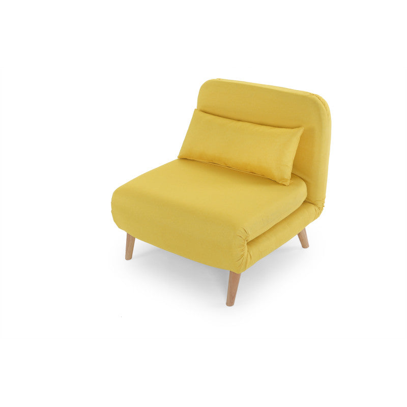 BZ - Banquette scandinave 1 place convertible - Jaune