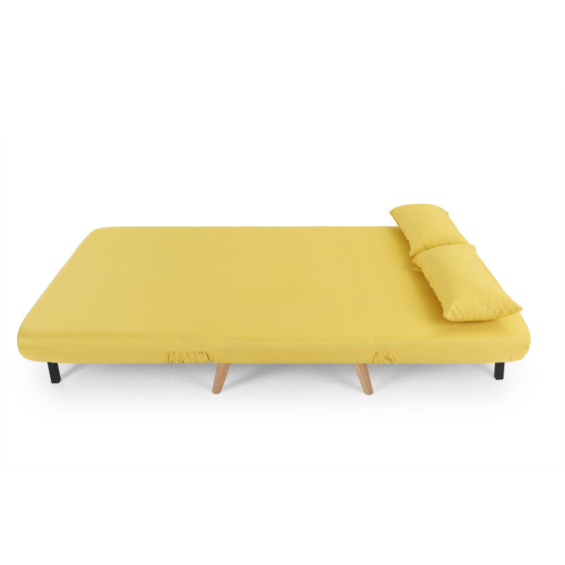 BZ - Banquette scandinave 2 places convertible - Jaune