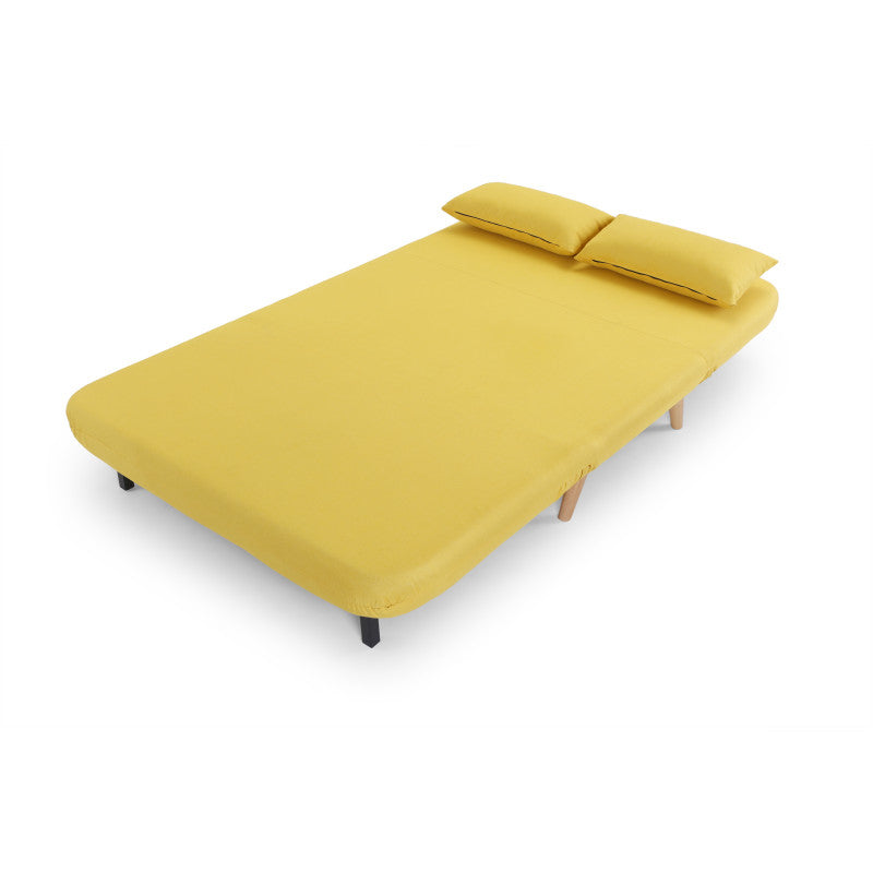 BZ - Banquette scandinave 2 places convertible - Jaune