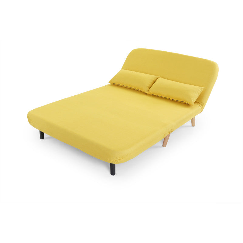 BZ - Banquette scandinave 2 places convertible - Jaune