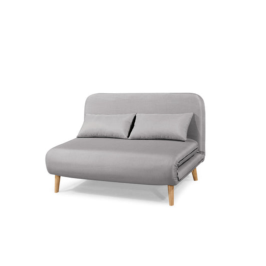 BZ - Banquette scandinave 2 places convertible - Gris clair