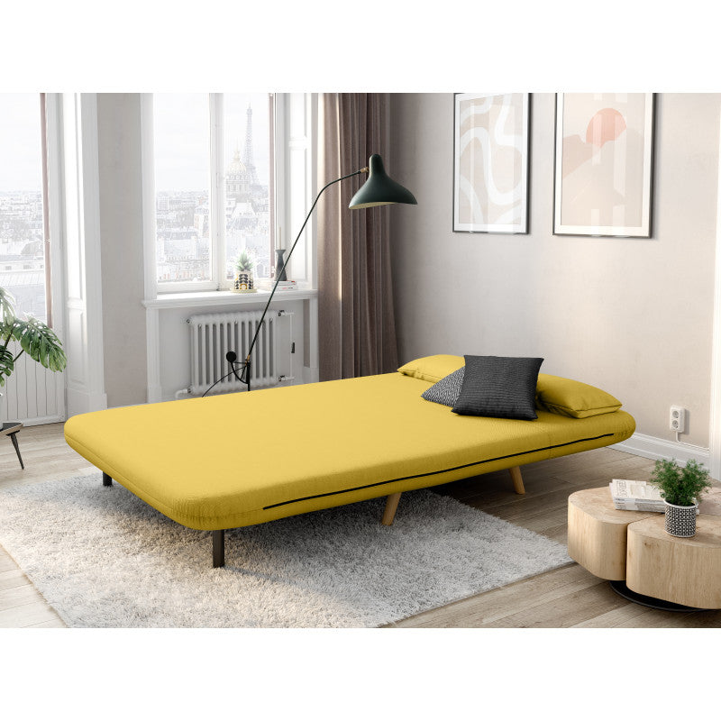 BZ - Banquette scandinave 2 places convertible - Jaune