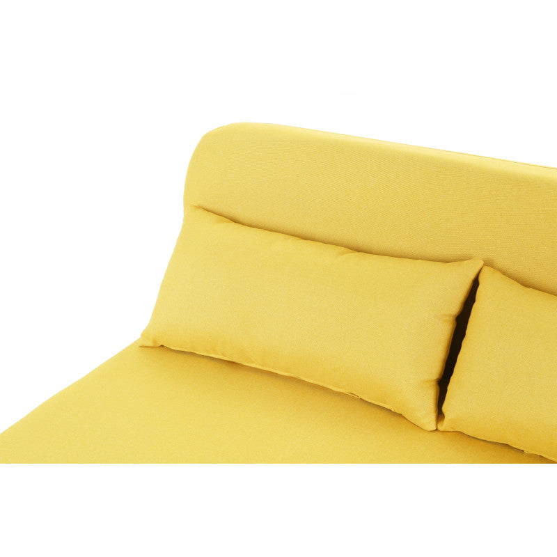 BZ - Banquette scandinave 2 places convertible - Jaune