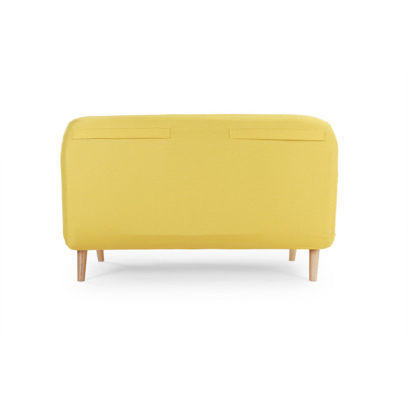 BZ - Banquette scandinave 2 places convertible - Jaune