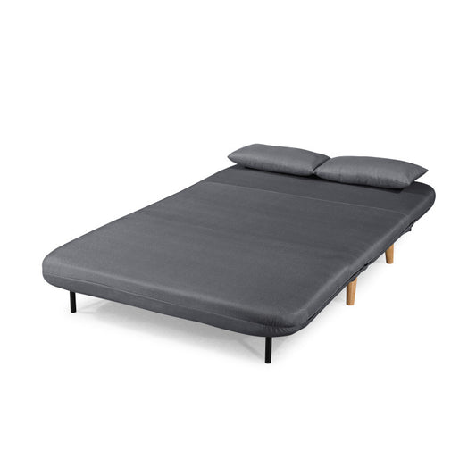 BZ - Banquette scandinave 2 places convertible - Gris foncé