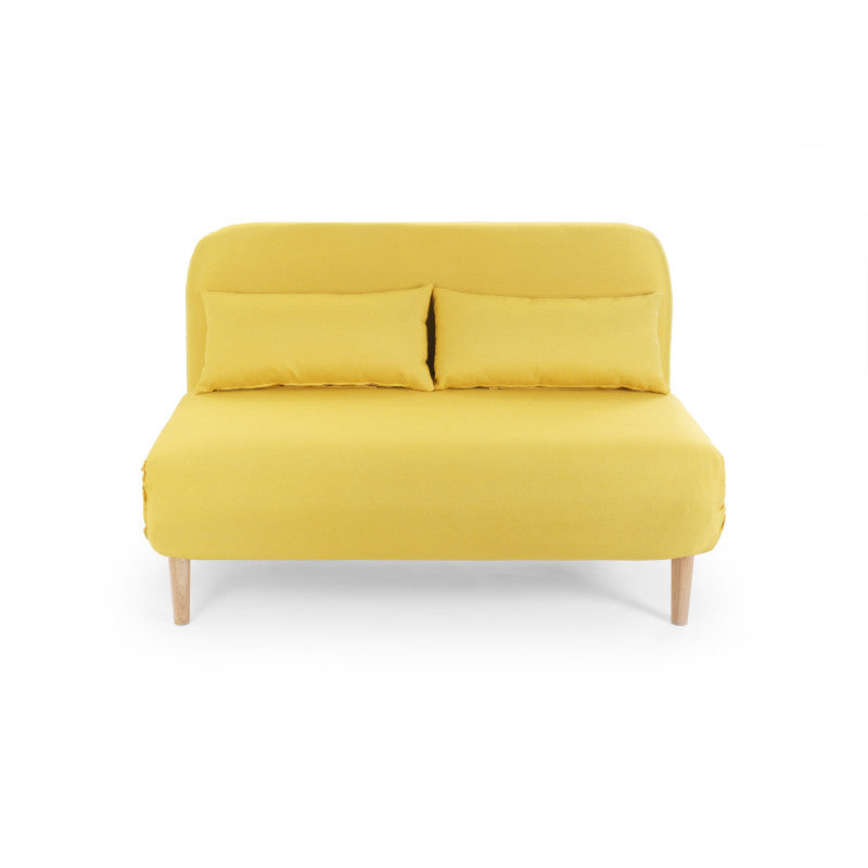 BZ - Banquette scandinave 2 places convertible - Jaune