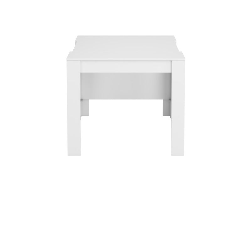 EXTENZO - Table à manger extensible L51/237 cm - Blanc brillant