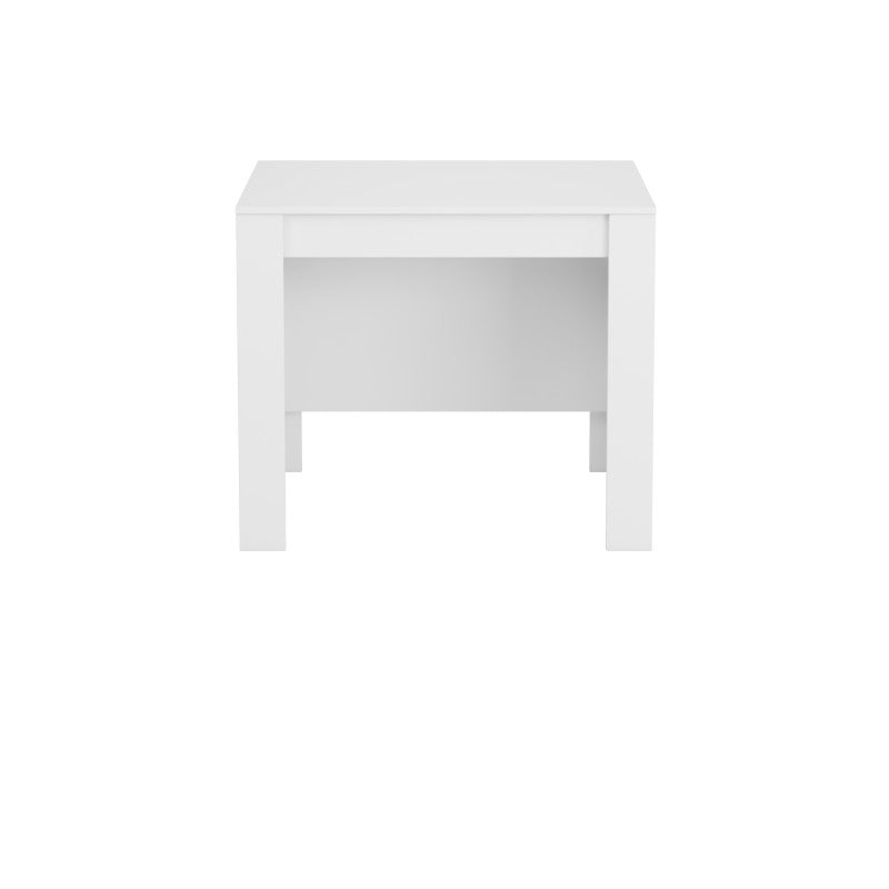 EXTENZO - Table à manger extensible L51/237 cm - Blanc brillant