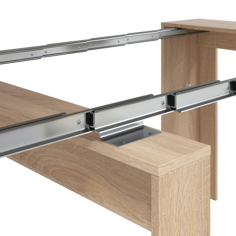 EXTENZO - Table à manger extensible L51/237 cm - Chêne clair