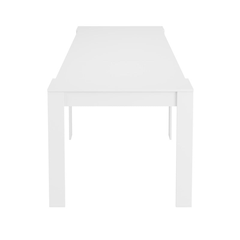 EXTENZO - Table à manger extensible L51/237 cm - Blanc brillant