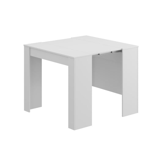 EXTENZO - Table à manger extensible L51/237 cm - Blanc brillant