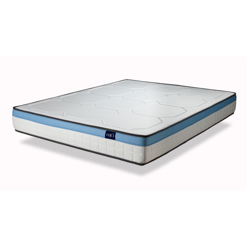 FRESH - Matelas FRESH en mousse à mémoire de forme MemoryTex + mousse frozen gel - 24cm d'épaisseur - 180x200 cm