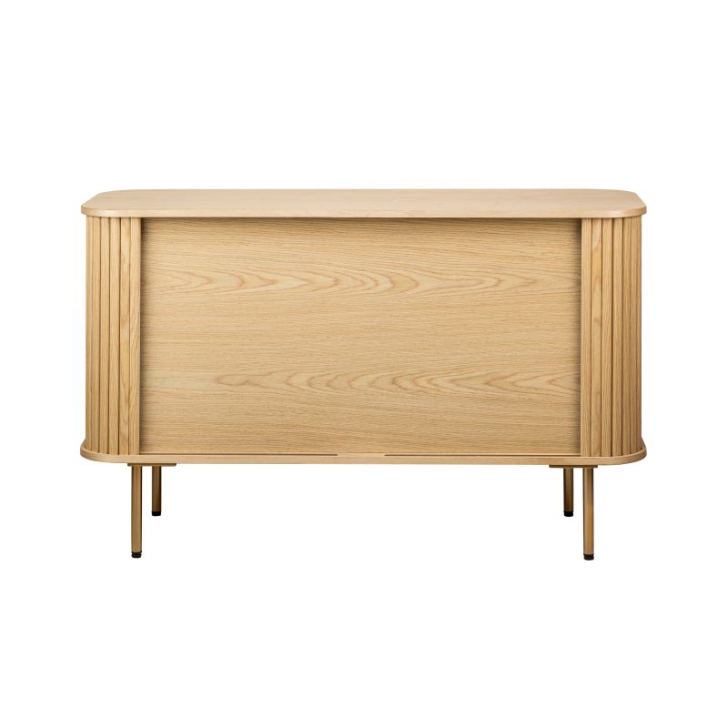 OYA - Buffet 120cm en bois et laiton - Bois