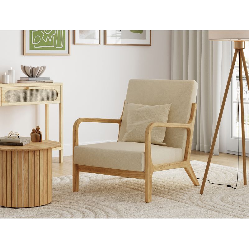 JUNO - Fauteuil scandinave - Beige