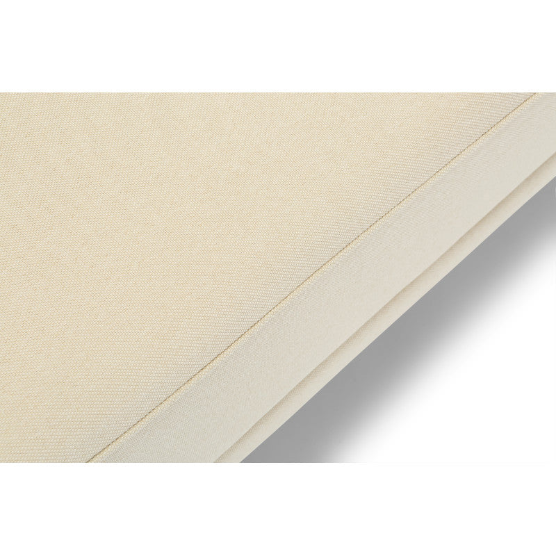 KAPITO - Canapé d'angle réversible convertible en tissu avec pieds bois clair - Beige