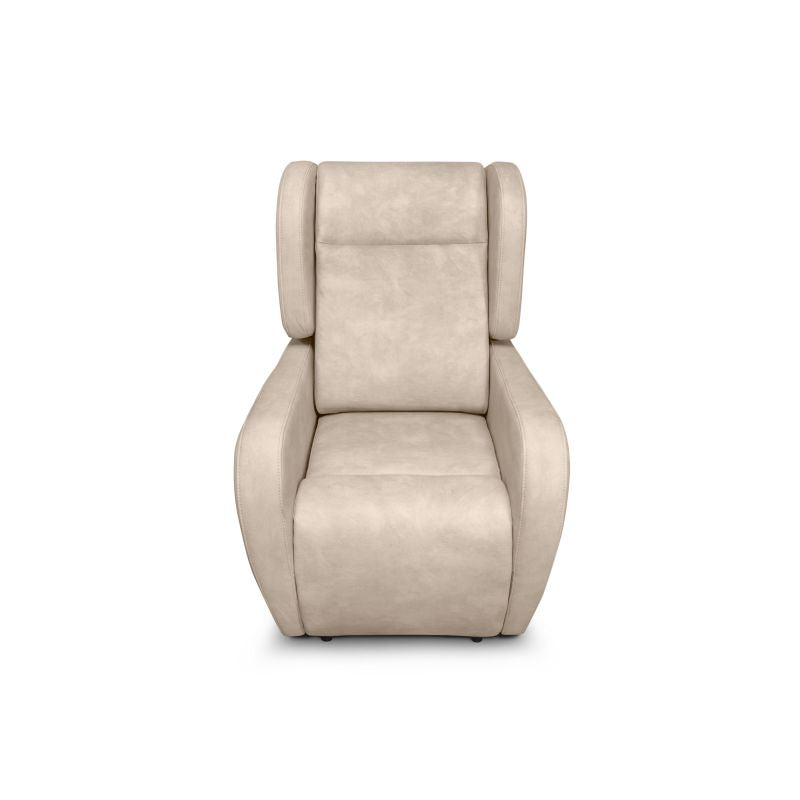 TIF - Fauteuil de relaxation électrique avec releveur en tissu imitation cuir - Naturel