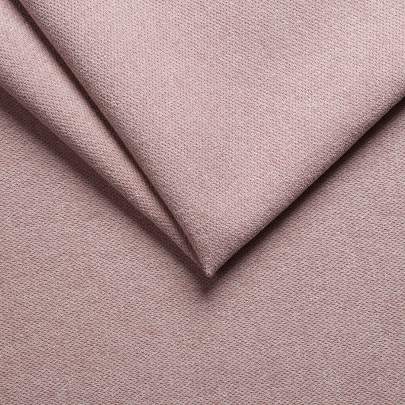 RELO - Tête de lit aspect quadrillé en tissu - Vieux rose - 140 cm