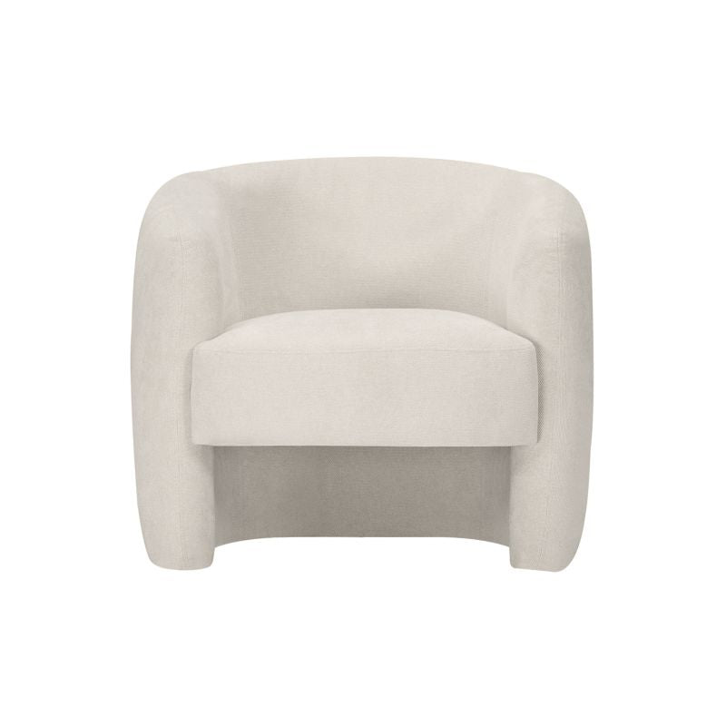 LOUIS - Fauteuil en tissu - Beige