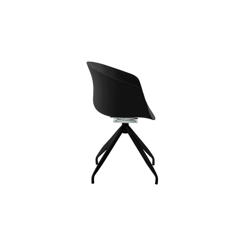 OWA - Chaise pivotante en polypropylène - Noir