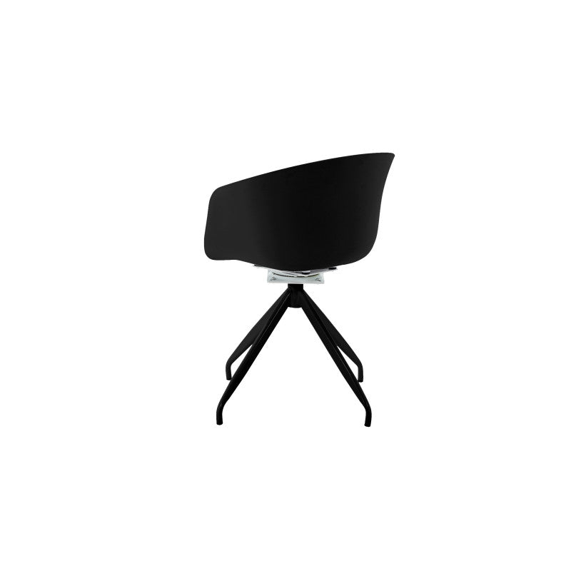 OWA - Chaise pivotante en polypropylène - Noir