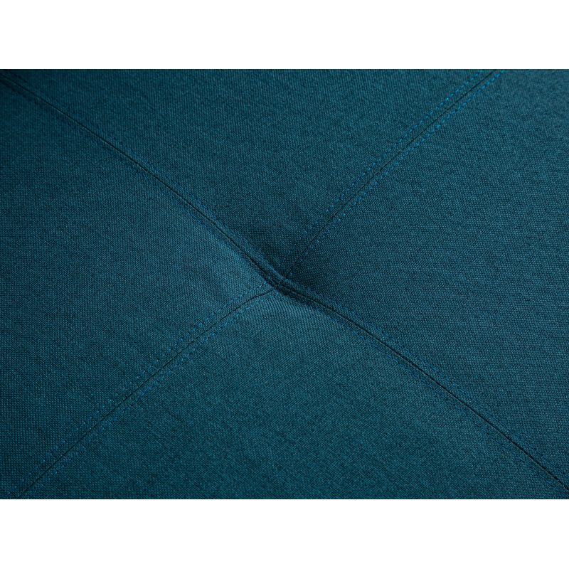 DABI - Canapé d'angle convertible avec coffre en tissu - Bleu