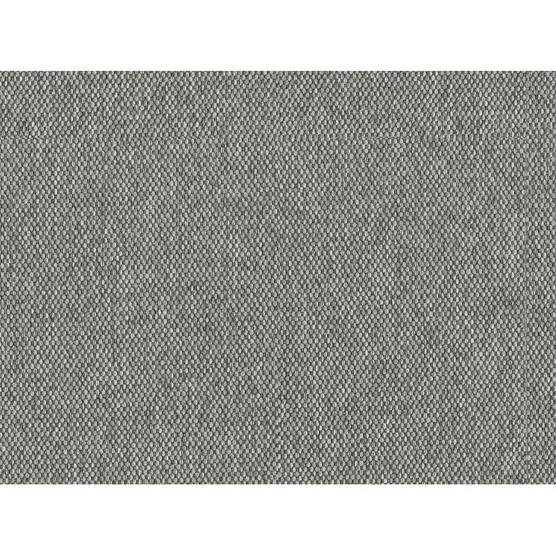 ROX SCANDINAVE - Canapé d'angle convertible avec coffre pieds bois en tissu - Gris clair - Angle droit (vue de face)