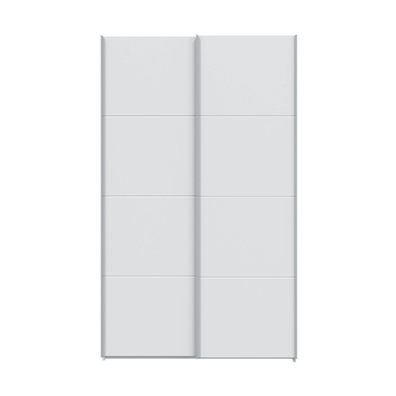 SANTANA - Armoire dressing 2 portes coulissantes L120 x H200cm - Blanc