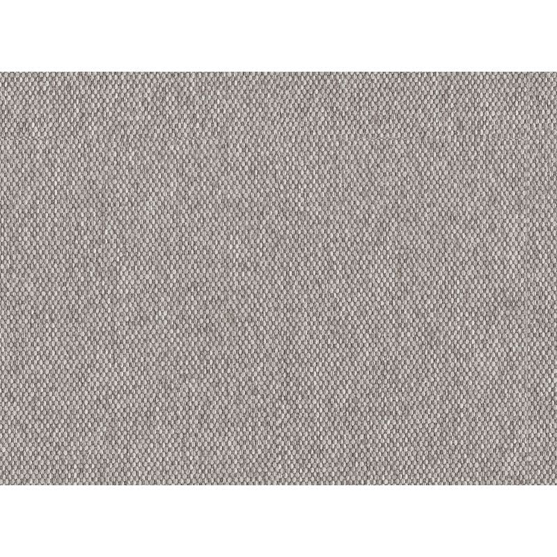 LIORA - Canapé d'angle réversible convertible avec coffre PU et tissu - Blanc/gris clair