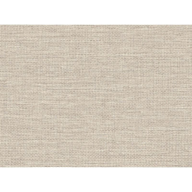 FERRO - Canapé d'angle réversible, convertible avec coffre et 2 poufs en tissu - Beige - Niche à droite (vue de face)