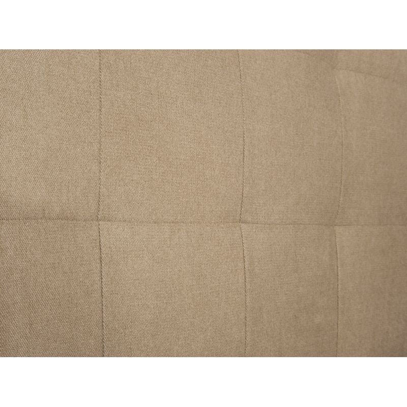 TROY - Tête de lit capitonnée en tissu - Beige - 140 cm